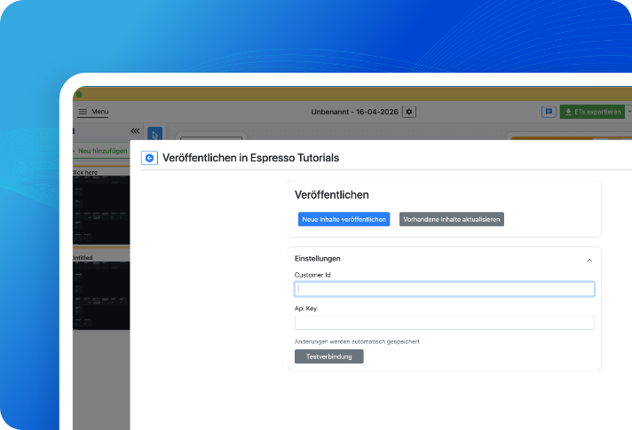 Publish at SAP learning platform